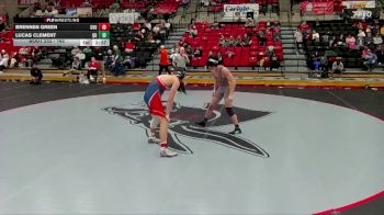 165 lbs Cons. Round 4 - Brennen Green, Grand View vs Lucas Clement, Quincy
