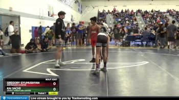 102 lbs Round 3 - Gregory Gyumushyan, Birmingham Charter vs Kai Sachs, Legacy Wrestling Center