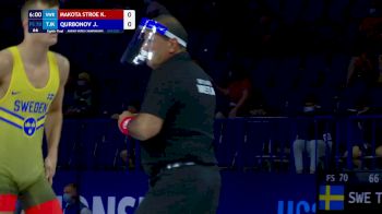 70 kg Round Of 16 - Kevin Makota Stroem, Swe vs Jafarbek Qurbonov, Tjk