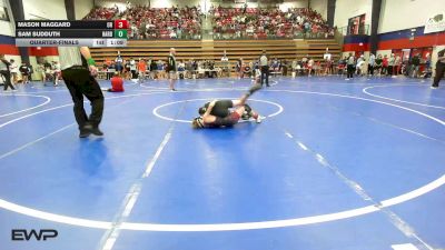 86 lbs Quarterfinal - Mason Maggard, Owasso High School vs Sam Sudduth, HARDING ACADEMY