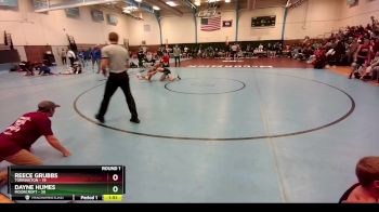 126 lbs Round 1 (10 Team) - Dayne Humes, Moorcroft vs Reece Grubbs, Torrington