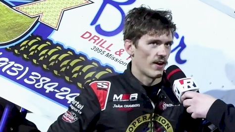 Hank Davis Reacts After Friday Prelim Win To Open Short Track Nationals