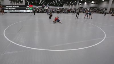 138 lbs Cons. Rd Of 16 - Antonio Sowell, Super D Wrestling vs Jet Millison, Basehor-Linwood High School Wrestling