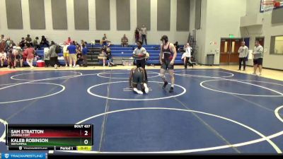 182 lbs Cons. Round 3 - Kaleb Robinson, Wetumpka vs Sam Stratton, Spanish Fort