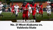 West Alabama vs Valdosta State Football Highlights | 2025 GSC Football