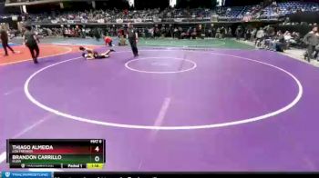 6 lbs Champ. Round 1 - Brandon Carrillo, Klein vs Thiago Almeida, Los Fresnos