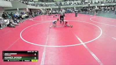 90 lbs Quarterfinal - Jace Conway, Minnesota vs Dominick Jackson, Summit Wrestling Academy