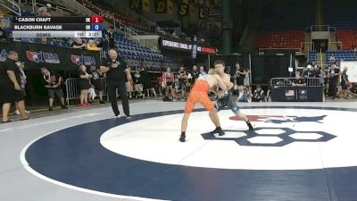 113 lbs Semis - Cason Craft, Oklahoma vs Blackburn Savage, Ohio