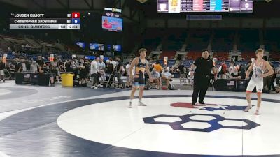 138 lbs Cons. Quarters - Louden Elliott, New York vs Christopher Grossman, Montana