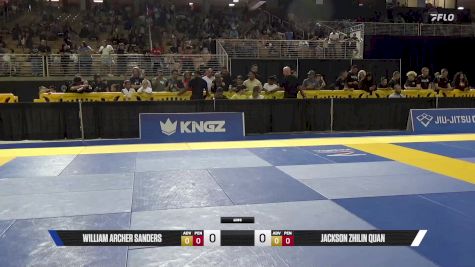 Jackson Zhilin Quan vs William Archer Sanders 2025 Pan Kids Jiu-Jitsu IBJJF Championship