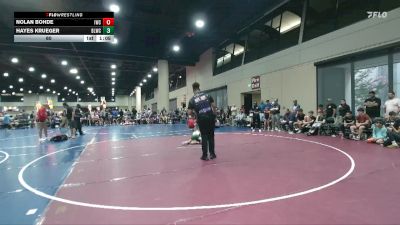 60 lbs Round 3 (6 Team) - Hayes Krueger, Blackman WC vs Nolan Bohde, IronClad WC