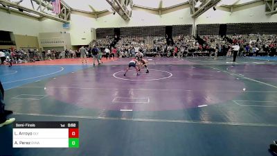 73-M lbs Semifinal - LIAM Arroyo, Olympic vs Aristides Perez, Dynamic Wrestling