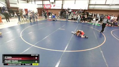 65 lbs Cons. Round 2 - Jt Papa, Champions Wrestling Club vs Fisher Young, Champions Wrestling Club