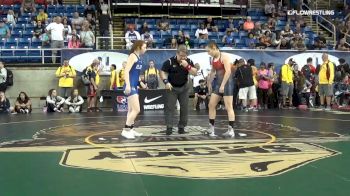 127 lbs Rnd Of 32 - Camry Carter, Arizona vs Carly Ford, Illinois