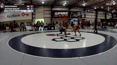 57 kg Cons. Round 4 - Koda Holeman, Central Coast Regional Training Center vs Matthew Marlow, Pittsburgh Wrestling Club