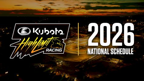 2026 Kubota High Limit Racing Schedule