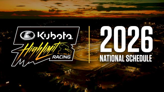 2026 Kubota High Limit Racing Schedule