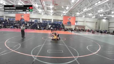 174 lbs Cons. Round 3 - Kaden Potter, St. John Fisher vs Christopher Coleman, Oswego State