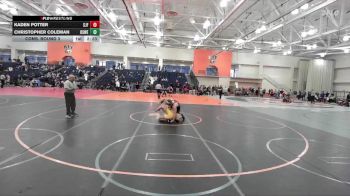 174 lbs Cons. Round 3 - Kaden Potter, St. John Fisher vs Christopher Coleman, Oswego State