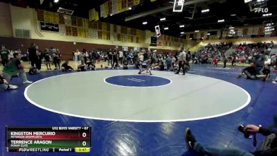 67 lbs Cons. Semi - Kingston Mercurio, Peterson Grappler?s vs Terrence Aragon, Poway Elite