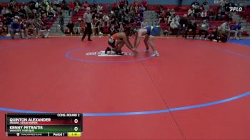 175 lbs Cons. Round 2 - Quinton Alexander, Prairie, Cedar Rapids vs Kenny Petraitis, Wahlert, Dubuque