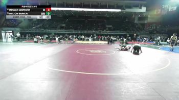 106 lbs Cons. Semi - Declan Leonard, Del Oro vs Dalton Benicki, Sonora