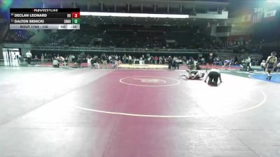 106 lbs Cons. Semi - Declan Leonard, Del Oro vs Dalton Benicki, Sonora