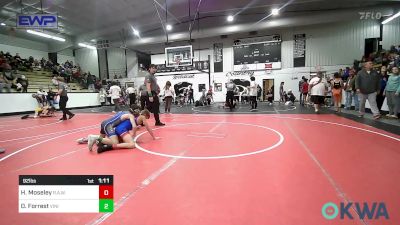 92 lbs Quarterfinal - Hudson Moseley, R.A.W. vs Declan Forrest, Vinita Kids Wrestling
