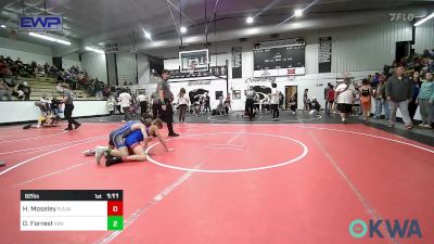 92 lbs Quarterfinal - Hudson Moseley, R.A.W. vs Declan Forrest, Vinita Kids  Wrestling