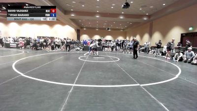 120 lbs Champ. Round 1 - David Vazquez, New Jersey vs Ryan Marano, Pennsylvania