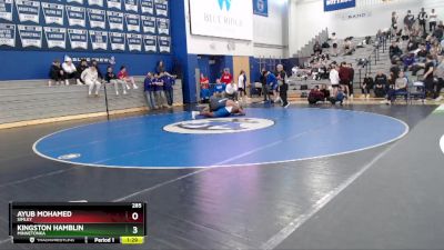 285 lbs Round 4 - Ayub Mohamed, Simley vs Kingston Hamblin, Minnetonka