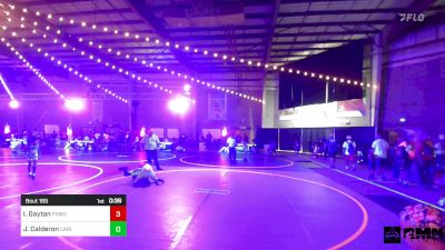 100 lbs 2nd Place - Isaiah Gaytan, Pomona Elite vs Josiah Calderon, Carlsbad Combat WC