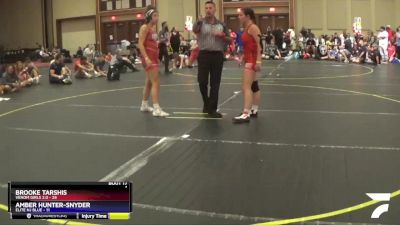 138 lbs Round 5 (10 Team) - Brooke Tarshis, Venom Girls 2.0 vs Amber Hunter-Snyder, Elite NJ Blue