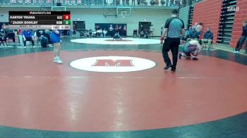 215 lbs Quarterfinal - Zadek Bowlby, Newberg vs Karter Triana, Glencoe