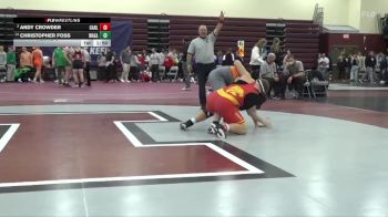 215 lbs Round 3 - Andy Crowder, Carlisle vs Christopher Foss, Waterloo East