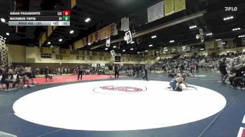 120 lbs Cons. Round 2 - Maximus Yepis, Bonita Vista vs Aidan Pasamonte, La Costa Canyon