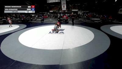 113 lbs Brodie Henderson, NAWA - North Area Wrestling Association vs Eisa Scrapper, SDIKWA - San Diego-Imperial Kids Wrestling Association