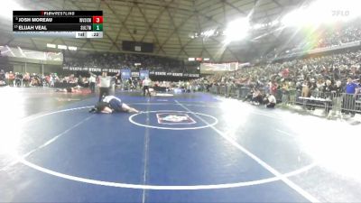 Boys 2A 190 lbs Cons. Round 4 - Josh Moreau, West Valley (Spokane) vs Elijah Veal, Sultan