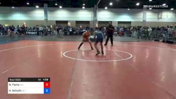 117 lbs Prelims - Nicholas Florio, California vs Henry Martin Schultz, SC Elite WC