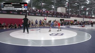 61 kg Champ. Rd Of 64 - Luke Rioux, Warrior Regional Training Center vs Jack Bergmann, Navy Wrestling Club