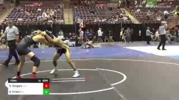 126 lbs Consi Of 16 #2 - Dylan Prieto, Nxt Level Wrestling Academy vs Nathan Gregory, Fighting Squirrels