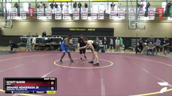 182 lbs Champ. Round 1 - Wyatt Baker, Iowa vs DeMaris Henderson Jr, Immortal Athletics WC