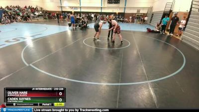 210-226 lbs Round 4 - Oliver Hare, Burns/Pine Bluffs vs Caden Haynes, Cheyenne East