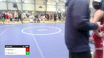 113 lbs Quarterfinal - Shane Spindel, UP Outlaws vs Micah Bennett, Askeo International Mat Club