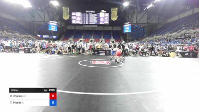 126 lbs Rnd Of 64 - Charlie Dykes, Missouri vs Treygen Morin, Idaho