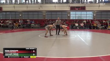 157 lbs Cons. Round 2 - Zachary Rioux, Worcester Polytechnic vs Ryan Donovan, Bridgewater State