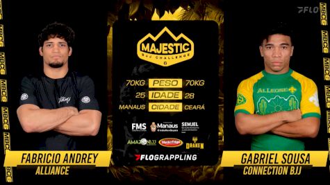 Fabricio Andrey vs Gabriel Sousa | Majestic BJJ Challenge 6