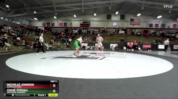 197 lbs Cons. Semi - Chase Stegall, Wisconsin-Parkside vs Nicholas Johnson, Glenville State