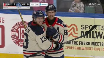 Everything Is Happening In Rockford-Milwaukee Game: A Big Hit, Then A Goal, Then A Fight