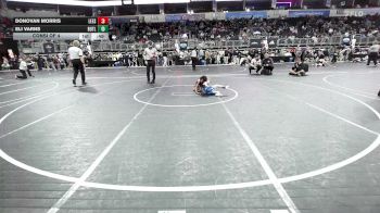 46 lbs Consi Of 4 - Donovan Morris, Lees Summit Bronco Youth Wrestling vs Eli Varns, Butler Youth WC